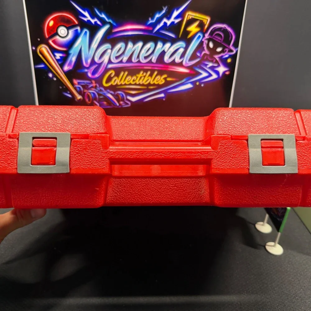 Vintage 1985 LEGO Red Hard Plastic Carrying Case Storage Box Dual Latch USA Made